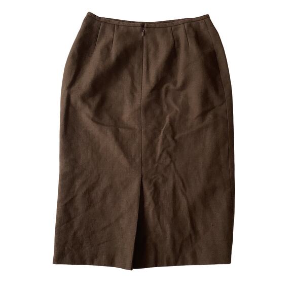 Wool Blend Pencil Skirt - Picture 5 of 5